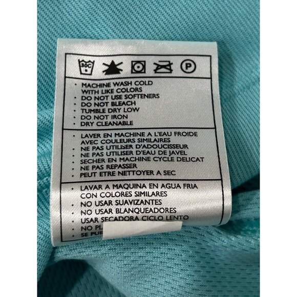 Nike Fit Dry Sleeveless V-Neck Athletic Tank Top Teal Womens Activewear Sz Mediu - Picture 9 of 10